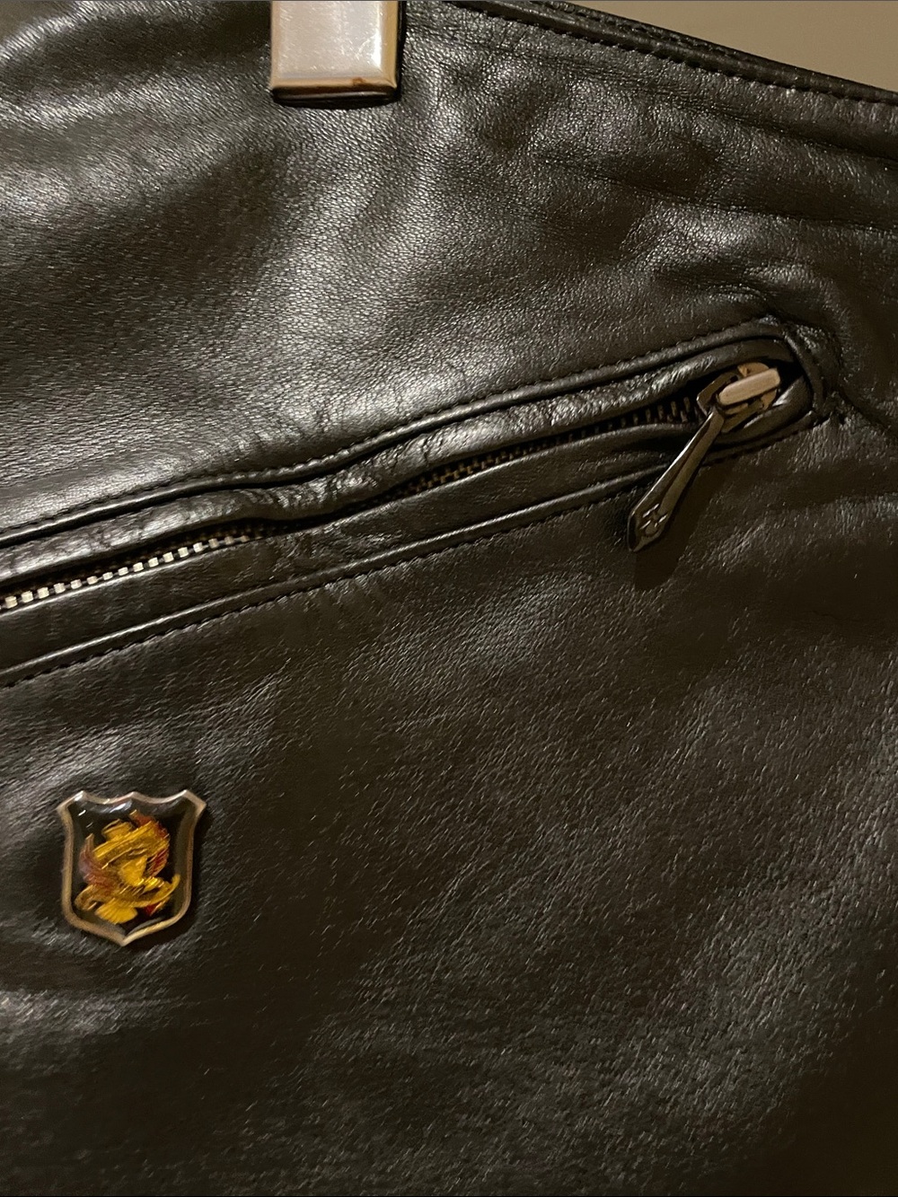 Harley-Davidson Leather Shorts • Y2K Biker Chic • Genuine Leather.Moto festival - Picture 2 of 15